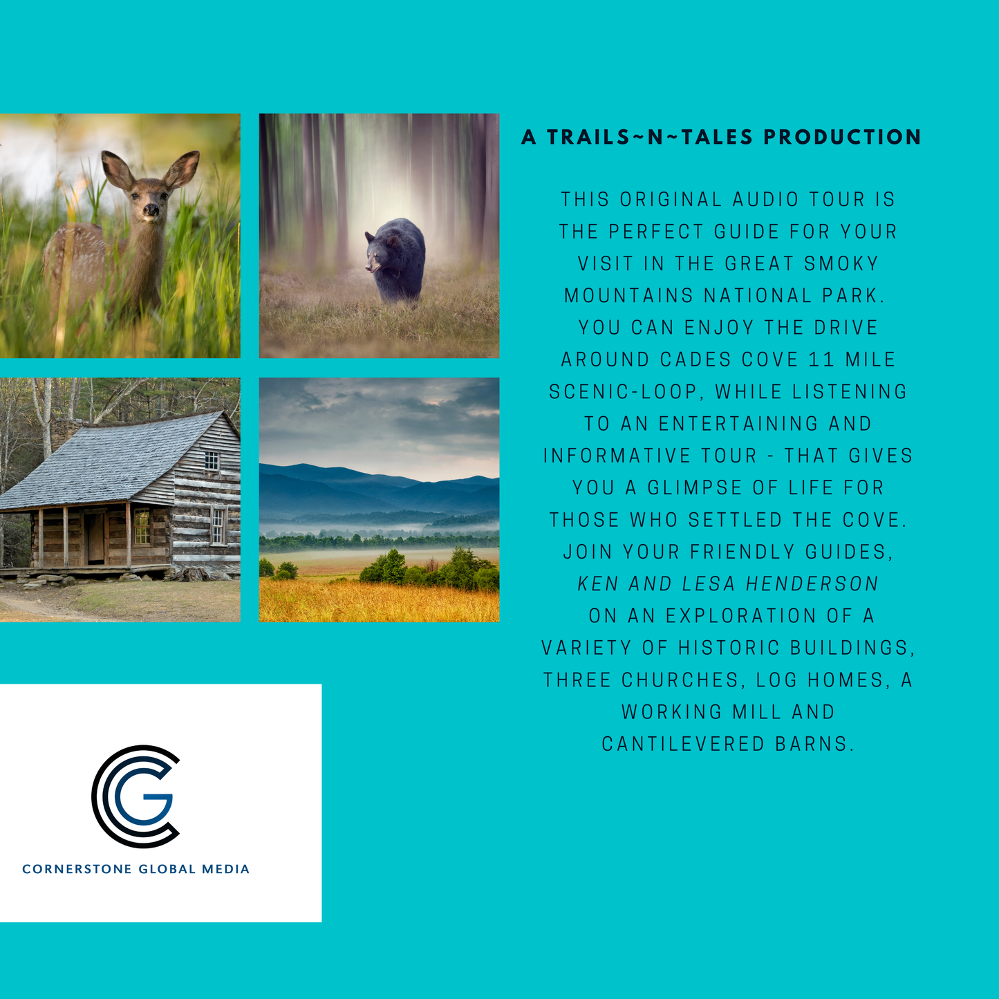 Cades Cove Driving Tour & Audio Narration Digital Download