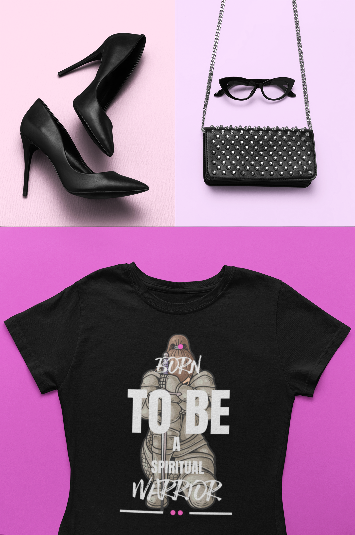 Born To Be A Spiritual Warrior/Woman-in-Armor Unisex Jersey Short Sleeve Tee